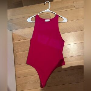 Aritzia Babaton Pink Bodysuit